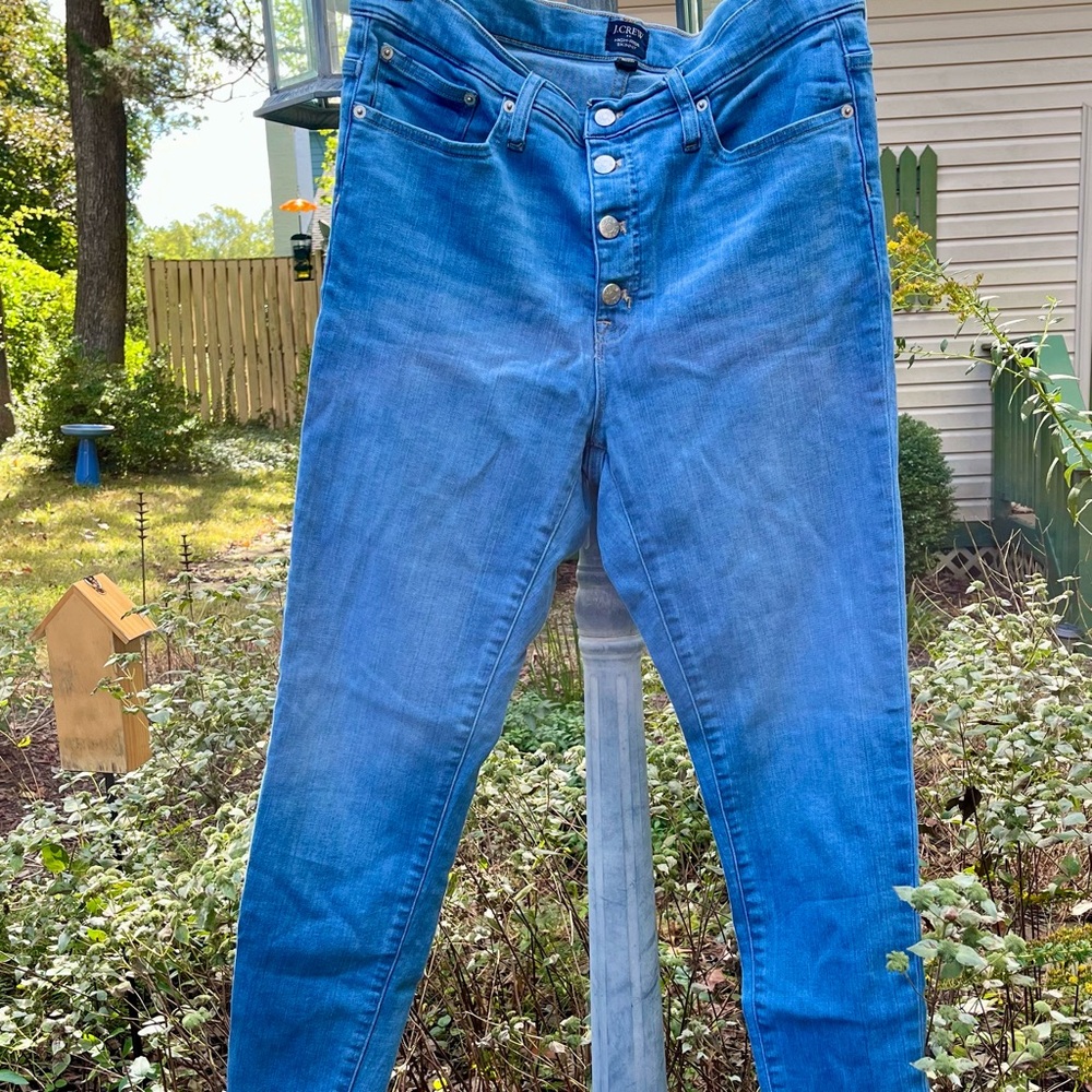 SALE! J. Crew high rise skinny soft blue denim jeans